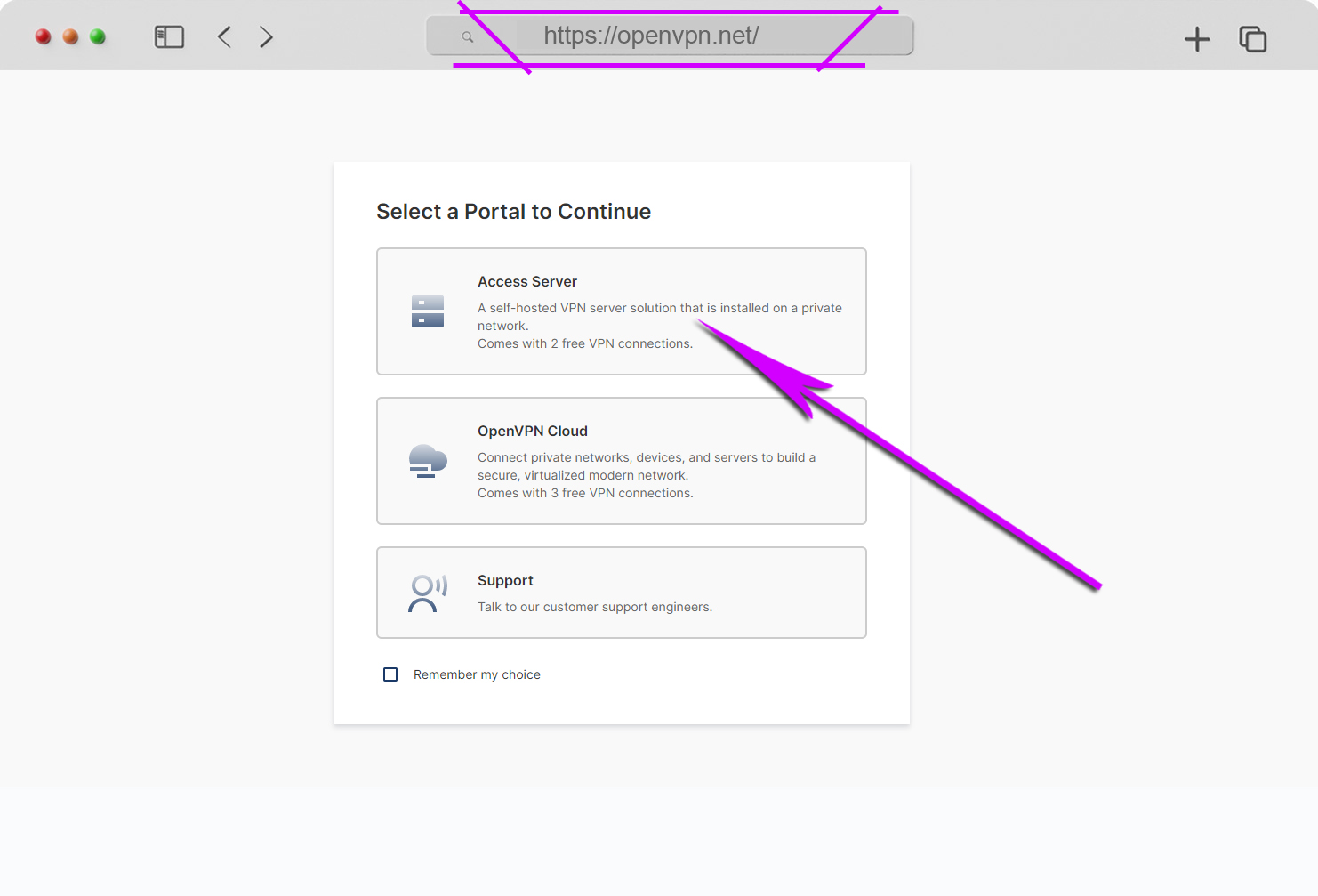 TRUBA Access Server